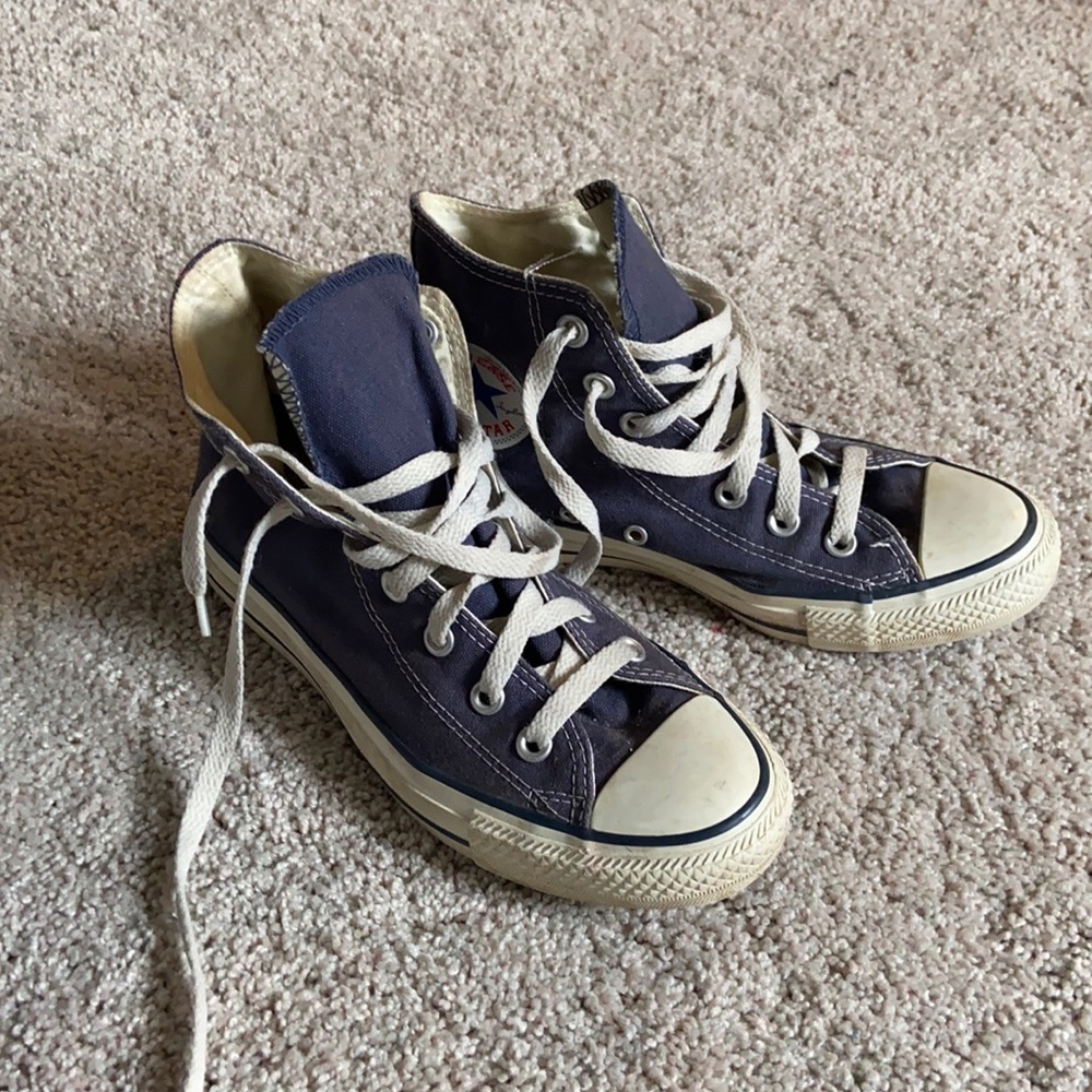 Navy Blue Converse